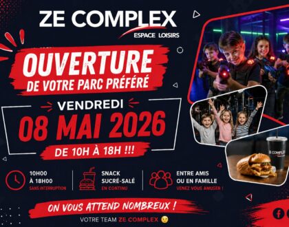 Ouverture de votre parc préféré Vendredi 08 mai 2026 de 10 h à 18 h